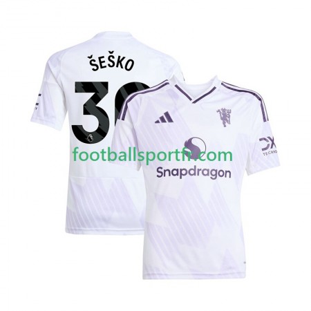 Tenue Manchester United Benjamin Sesko 30 Exterieur 2025-2026 Maillot de Foot